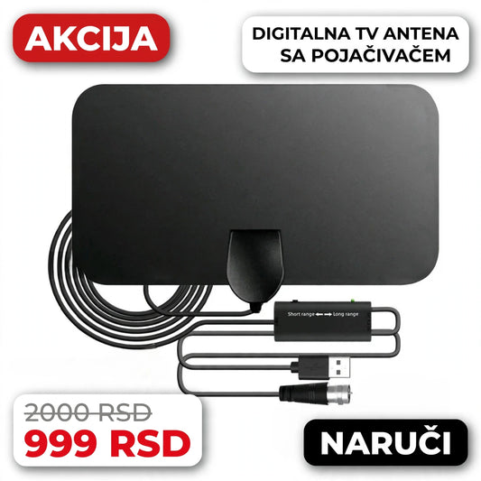 DIGITALNA TV ANTENA SA POJAČIVAČEM