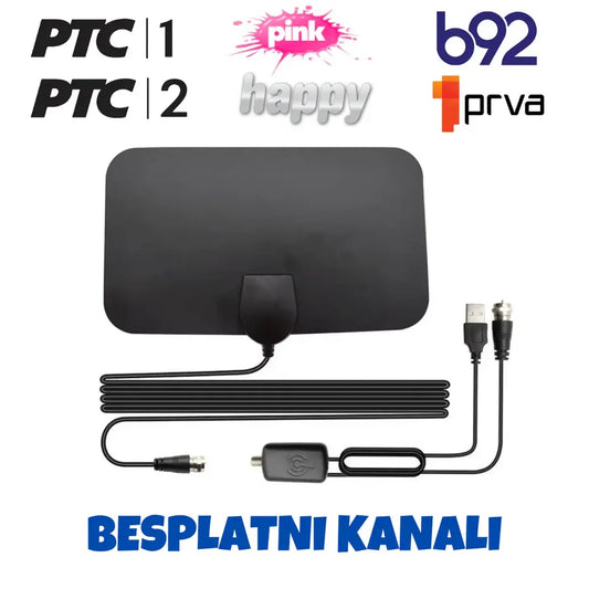 DIGITALNA TV ANTENA SA POJAČIVAČEM