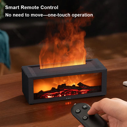 3D Kamin Difuzer – Aromatični Ovlaživač Vazduha sa Efektom Plamena