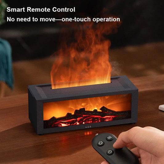 3D Kamin Difuzer – Aromatični Ovlaživač Vazduha sa Efektom Plamena
