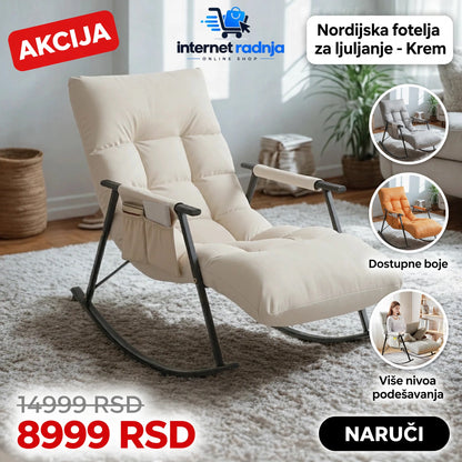 Nordijska fotelja za ljuljanje