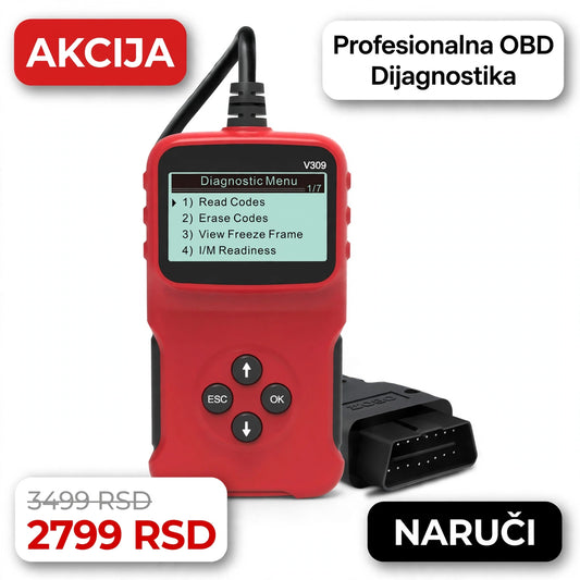 Profesionalni OBD dijagnostički alat za automobile | Višefunkcijski auto skener za benzinska i dizel vozila