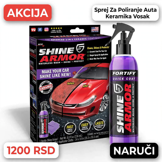 Sprej Za Poliranje Auta Keramika Vosak