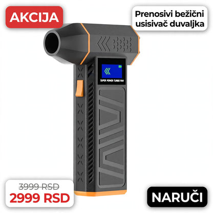 Prenosivi bežični usisivač duvaljka– Efikasno čišćenje automobila i doma